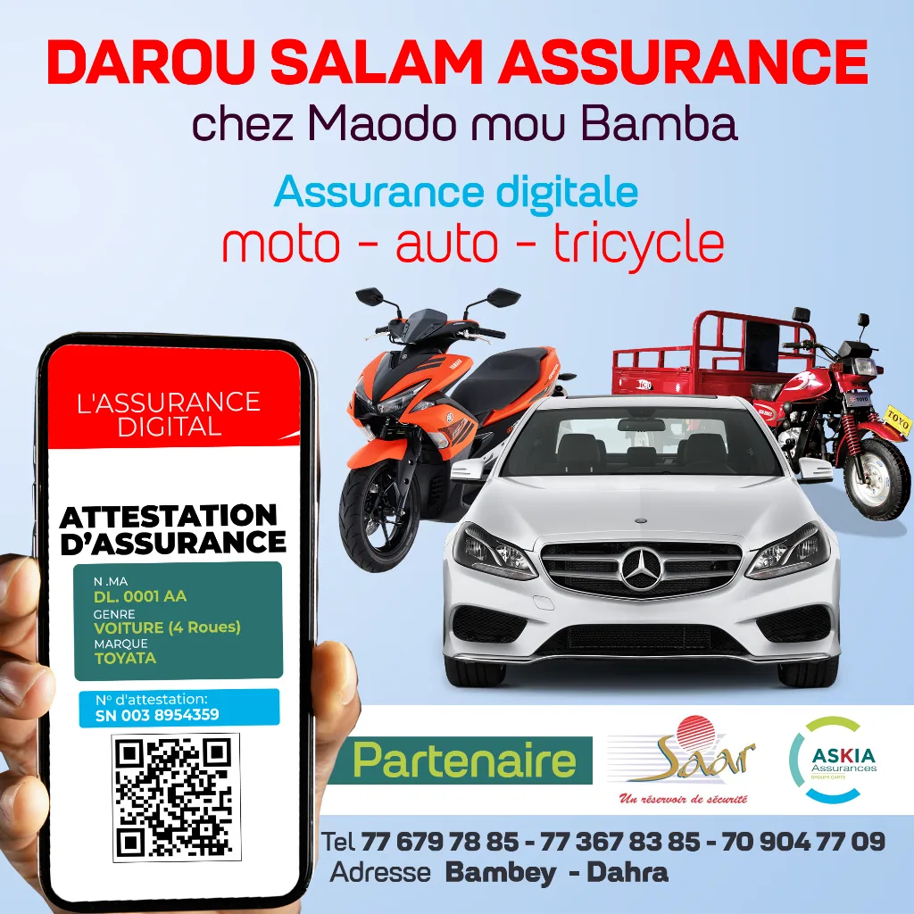 Darou Salam Assurance Digitale chez Maodo mou Bamba