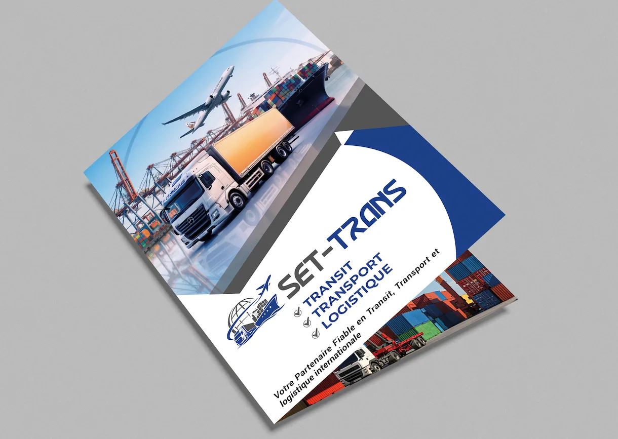 Couverture de la brochure SET-TRANS transport et logistique